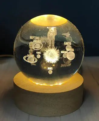 USB Crystal Ball Night Light