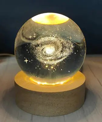 USB Crystal Ball Night Light