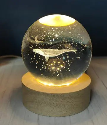 USB Crystal Ball Night Light