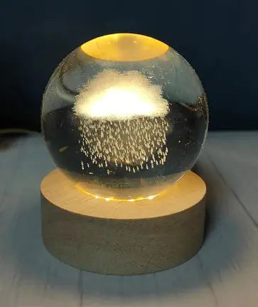 USB Crystal Ball Night Light