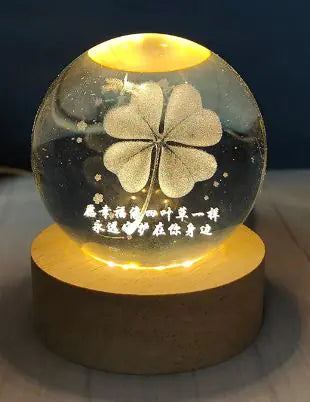 USB Crystal Ball Night Light