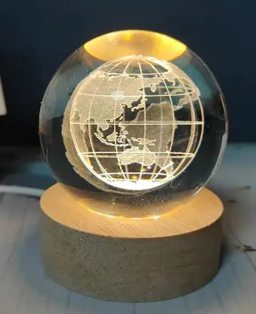 USB Crystal Ball Night Light