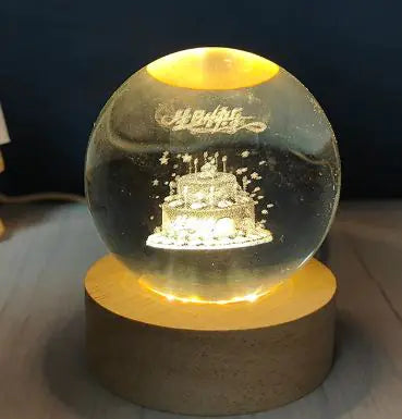 USB Crystal Ball Night Light