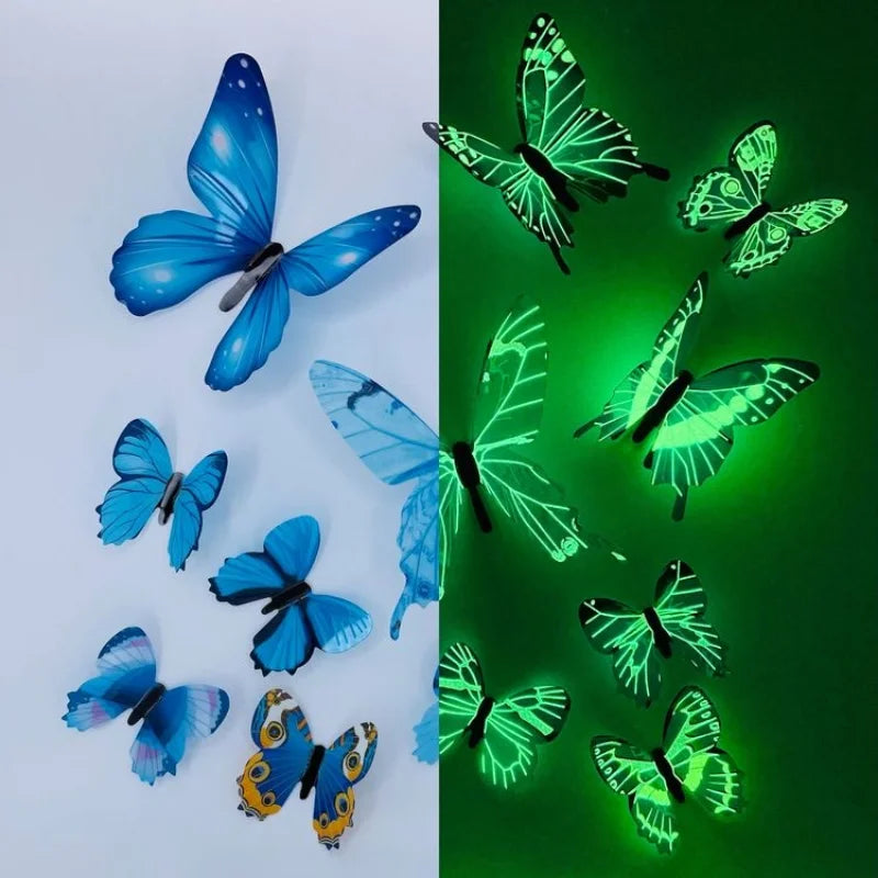 3D Luminous Butterfly Creative Wall Sticker