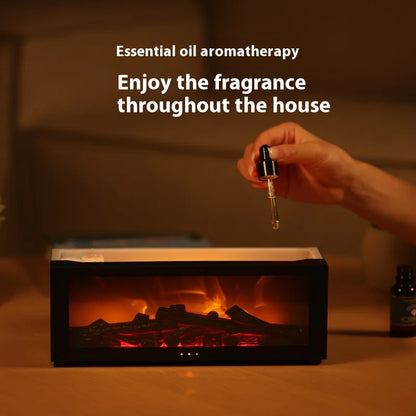 Fireplace Flame Humidifier Aromatherapy