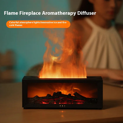 Fireplace Flame Humidifier Aromatherapy