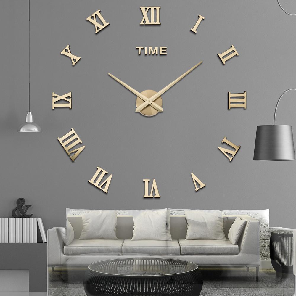 Gold Wall Clock